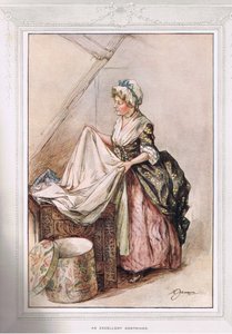 En glimrende chauffør, illustration fra "The Vicar of Wakefield" af Oliver Goldsmith, ca. 1910